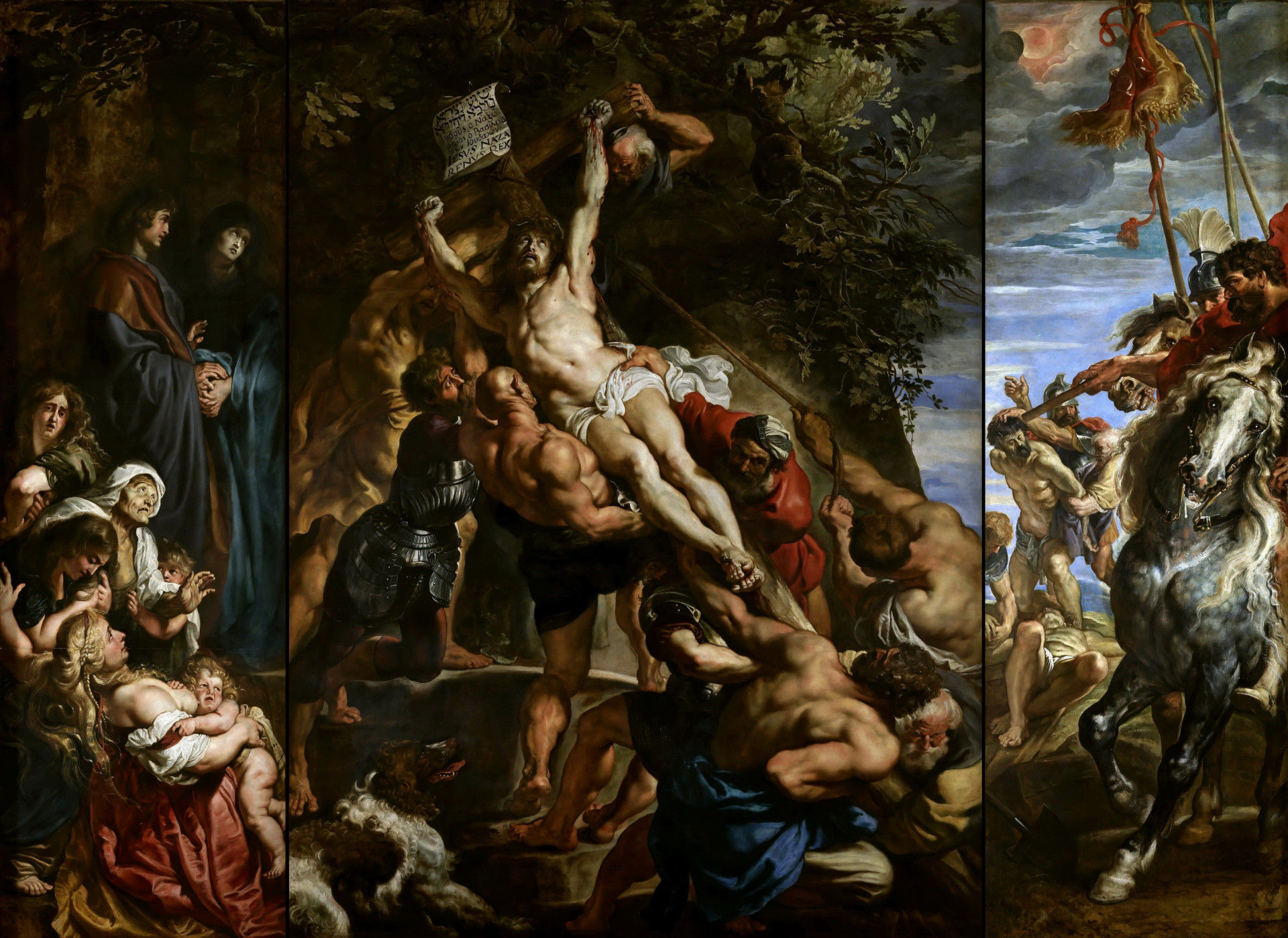 The Elevation of the Cross by artist Peter Paul Rubens