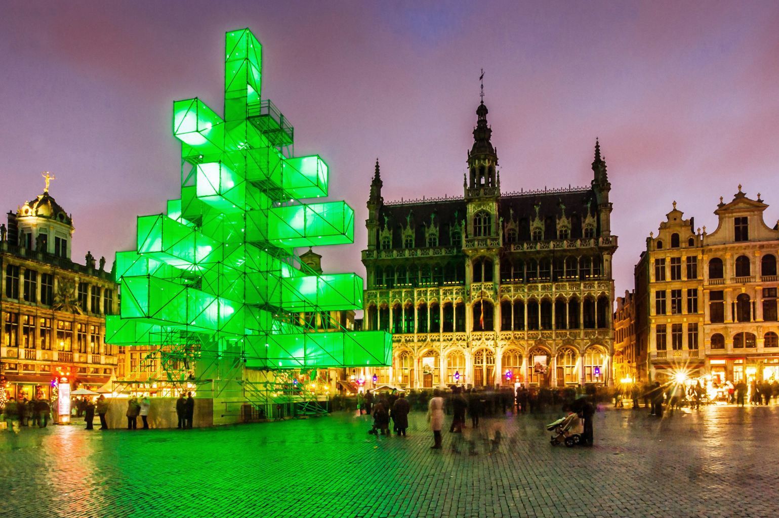 The Brussels Christmas 'Tree', Xmas3 in 2012