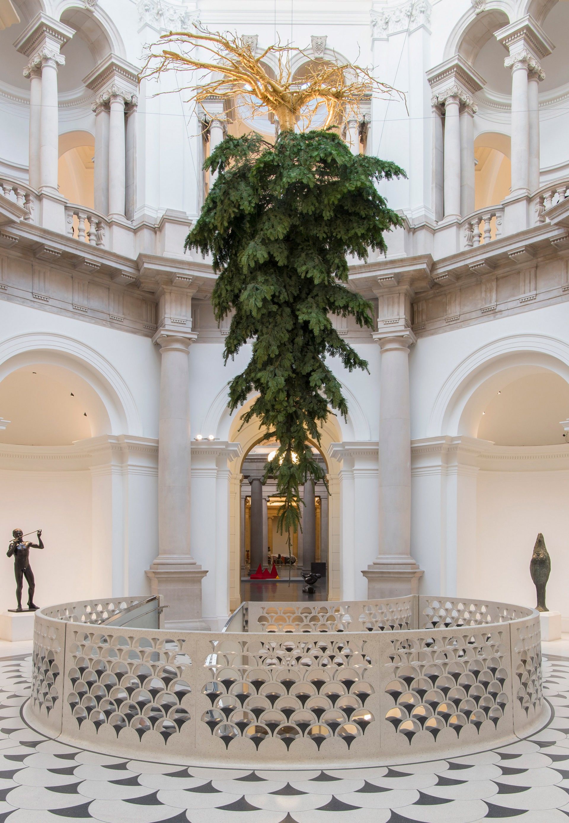 The Tate Britain Christmas Tree, by artist Shirazeh Houshiary