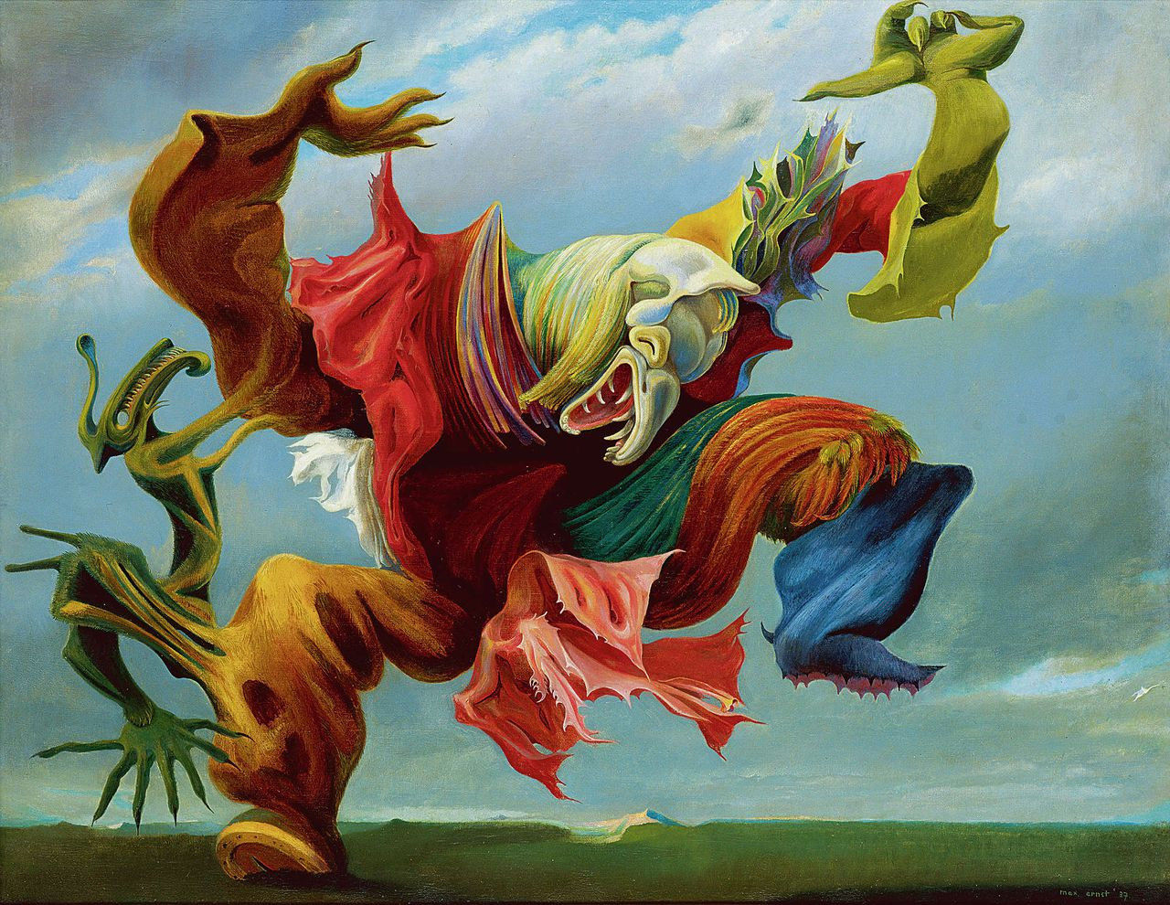 Max Ernst, 'La casa del ángel, 'El triunfo del surrealismo', 1937