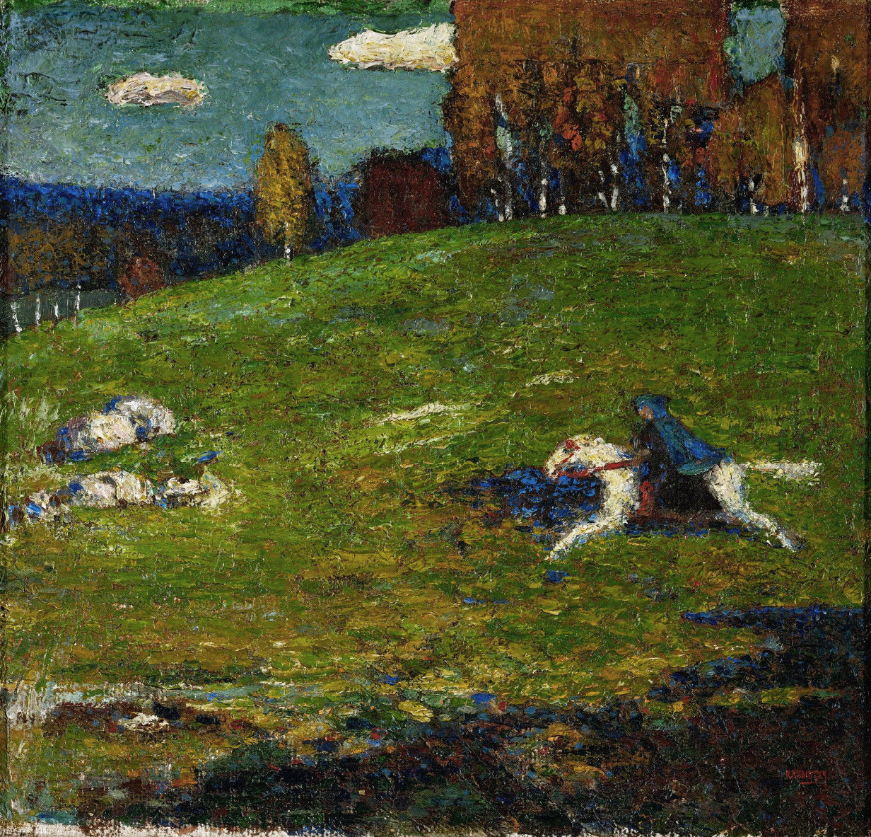 Comienzos del expresionismo, Der Blaue Reiter van de painterWassily Kandinsky, 1903